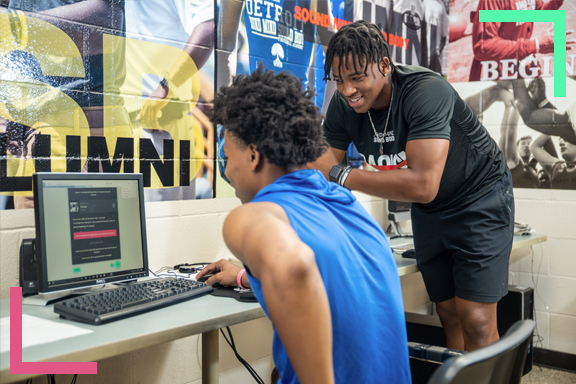Student on the Computer